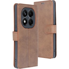 Semel Xiaomi Redmi Note 14 4g Kılıf Trend S Plus Kapaklı Kılıf - Taba