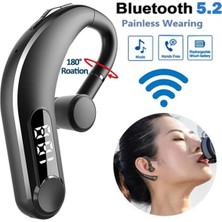 Junglee Tekli Bluetooth Kulaklık Sağ Sol Kulak Uyumlu 180 Derece Dönebilen Type C Girişli Şarjlı Kablosuz