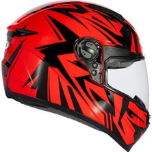 Zeus Kask ZS-811A Red (R-01) Al-34 Black