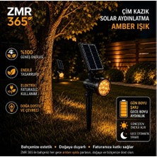 ZMR-365  10W Solar Bahçe Armatürü Amber