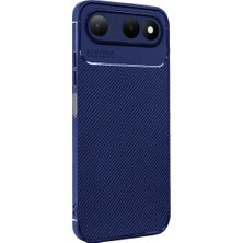 Semel Tecno Spark 50 5g Auto Focus Karbon Kapak - Lacivert