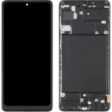Semel Samsung A71 LCD Dokunmatik Ekran Çıtalı (Siyah)