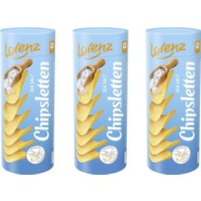 Lorenz Chipsletten Sea Salt Patates Cipsi 100 G X3 – Hafif Tuzlu Çıtır Cips Seti