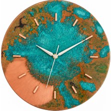Copper Empire Yağmurdan Sonra İlk Başlangıç- 30 cm- 1 mm kalınlık- Patina Dekoratif Duvar Saati