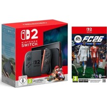 Nintendo Switch 2 Mario Kart Bundle ( Ithalatçı Garantili ) + Ea Sports Fc 26 Nintendo Switch 2 Oyun