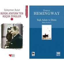 Can Yayınları Büyük Atatürk'ten Küçük Öyküler 1 (Süleyman Bulut) ve Yaşlı Adam ve Deniz (Ihtiyar Balıkçı)