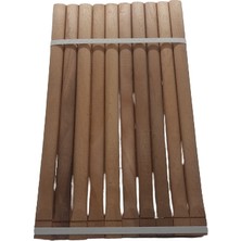 Tahta Doğal Kuş Tüneği 40 cm 10'lu