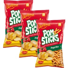 Lorenz Pom Sticks Paprika Flavored Potato Chips 85G x 3 Adet