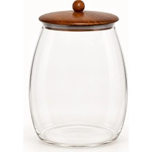 Bereketli Store Arow Vetronature 4000 ml Akasya Kapaklı Cam Kavanoz | Cam Saklama Kavanozu