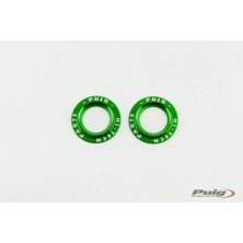 Puig Puıg 20271V Kıt Rıngs Anodızed Swıng Arm Protector C Green