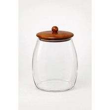 Bereketli Store Arow Vetronature 3000 ml Akasya Kapaklı Cam Kavanoz | Cam Saklama Kavanozu