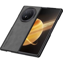 Microcase Honor Magic V6 ile Uyumlu Luxury Leather Series Deri Desenli Plastik Koruma Kılıf - AL8125