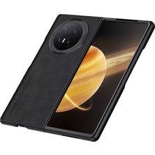 Microcase Honor Magic V6 ile Uyumlu Luxury Leather Series Deri Desenli Plastik Koruma Kılıf - AL8125