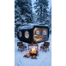 Shufa Glampıng Uzay Kapsülü Şişme Kamp Çadırı 350*300*200CM