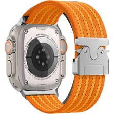 Str Store Apple Watch Series Se/11/10/9/8/7/6/5/4/3 ile Uyumlu Kumaş Kordon 49MM/46MM/45MM/44MM (Series 1-3 - 42MM)