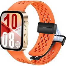 Str Store [air-Loop] Huawei Watch Fit 5/fit 5 Pro/fit 4/fit 4 Pro/fit 3 ile Uyumlu Kordon Manyetik Kilit Mekanizmalı Fit 5 Kordon Nefes Alabilen Delikli Tasarım Huawei Fit 5 Pro Kordonu