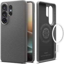 Str Store Galaxy S26 Ultra ile Uyumlu Magnet Kılıf Liquid Air Mag Fit Marble Gray - ACS11025