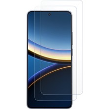 Caseonn Xiaomi Poco F7 Pro Esnek Ultra Ince Nano Cam Ekran Koruyucu Şeffaf (2 Adet)