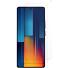 Caseonn Xiaomi Poco M6 Esnek Ultra Ince Nano Cam Ekran Koruyucu Şeffaf (2 Adet)