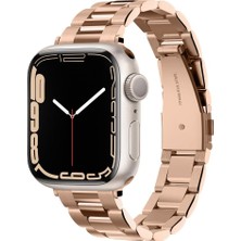 Str Store Apple Watch 42/41/40MM Seri 11/10 / 9/8/7 / Se2/se/6/5/4 ile Uyumlu Kordon Kayış Band Modern Fit Rose Gold - 061MP25944