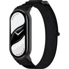 Str Store Xiaomi ile Uyumlu Mi Band 10/9/8 Için Hook Loop Kumaş Kordon Terletmeyen Nefes Alan Hafif Yapılı Cildi Tahriş Etmeyen Cırt Cırt Tasarımlı Yumuşak ve Rahat Mi Band 10 Kordonu