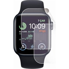 Str Store Apple Watch 40MM Esnek Ile Uyumlu Ekran Koruyucu, Tam Kaplayan Akıllı Saat Koruması, Çizilmeye Dayanıklı Tpu Koruma 2 Adet, Hd Şeffaf