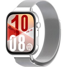 Str Store [milano Loop] Huawei Watch Fit 5/fit 5 Pro/fit 4/fit 4 Pro/fit 3 ile Uyumlu Kordon Manyetik Tasarımlı Terletmeyen Fit 5 Kordon Nefes Alabilen Metal Hasır Huawei Fit 5 Pro Kordonu