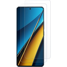 Caseonn Xiaomi Poco X6 Pro 5g Esnek Ultra Ince Nano Cam Ekran Koruyucu Şeffaf (2 Adet)