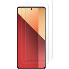 Caseonn Xiaomi Redmi Note 13 Esnek Ultra Ince Nano Cam Ekran Koruyucu Şeffaf (2 Adet)