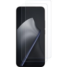 Caseonn Xiaomi 15T Esnek Ultra Ince Nano Cam Ekran Koruyucu Şeffaf (2 Adet)