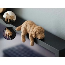 Szd Design Sleepy Poodle Puppy Monitör Üstü Dekoratif Figür
