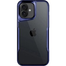 Str Store Apple iPhone 16 Plus Kılıf Boyi Silikon Kapak - Lacivert