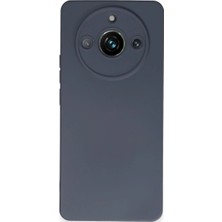 Str Store Realme 11 Pro Kılıf Nano Içi Kadife Silikon - Gri