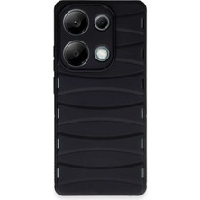 Str Store Xiaomi Redmi Note 13 Pro 4g Kılıf Bibercas Silikon Kapak - Siyah