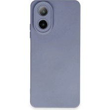 Str Store Oppo A38 Kılıf Nano Içi Kadife Silikon - Gri