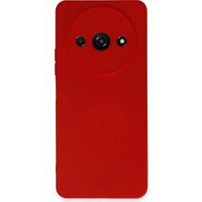 Str Store Xiaomi Redmi A3 4g Kılıf Nano Içi Kadife Silikon - Kırmızı