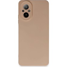 Str Store Realme 12 Lite Kılıf Nano Içi Kadife Silikon - Pudra
