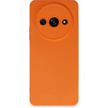 Str Store Xiaomi Redmi A3 4g Kılıf Nano Içi Kadife Silikon - Turuncu