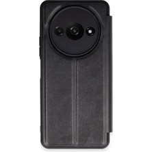Str Store Xiaomi Redmi A3 4g Kılıf Flip Cover - Siyah