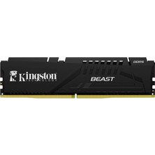 Kingston Kıngston 16GB Ddr5 6000MHZ CL30 Pc Ram Beast KF560C30BBE-16TR