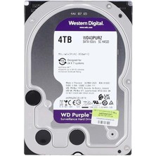 Wd 3.5" 4tb Purple WD43PURZ 5400 Rpm 256MB Sata-3 Güvenlik Diski