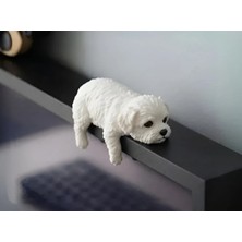 Szd Design Monitör ve Ekran Üstü Dekoratif Sevimli Uykucu Köpek Figürü