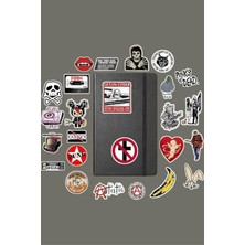 Str Store Punk Rock Metal Sticker Paketi/bullet Journal Defter Çıkartma Ajanda Laptop Etiket, 568476168798466
