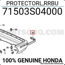 Premium Tampon Bandı Civic Arka  1996-1998 Sol Sedan (Oem NO:71503S04000)