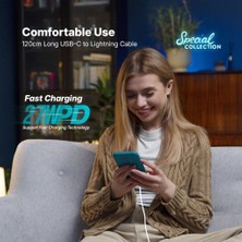 Str Store Usb-C - Lightning Hızlı Şarj Kablosu 120CM 2DK60B