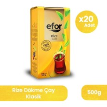 Efor Çay Efor Rize Dökme Siyah Çay 500 G-20\'li Koli