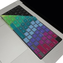 Str Store MacBook Us Ingilizce Klavye Koruyucu Amerikan Enter M1-M5 | A2681 A3113 A3240 A3449 A2941 A3241 A2442 A2779 A2992 A2485 A2991 | Keyboard Cover Touch Id Pembe Yeşil
