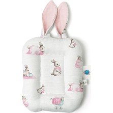 Str Store % 100 Pamuk Anne Müslin Emzirme Yastığı - Bébé Lapin Rose ARMCUSH1019