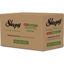 Str Store Meyve Serisi Yüzey Temizlik Havlusu Mendili Ananas 12X100 (1200 Yaprak)