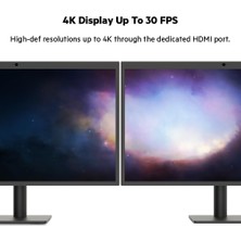 Str Store Usb-C Hub, 11'i 1 Arada Çoklu Bağlantı Noktalı Adaptör Yuvası, 4K Hdmı, Displayport, Vga, Usb-C ve 100W, Bağlı Cihazdan Şarj Etmek Için, 3x USB A, Gigabit Ethernet, Sd, Microsd, 3,5 mm Jak